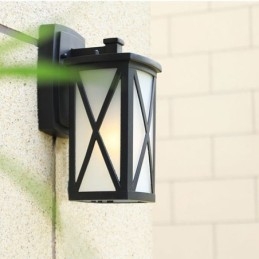 Moderno Simples Luz Ao Ar Livre À Prova D'Água Quadrado Coluna Luz De Parede Pátio Corredor