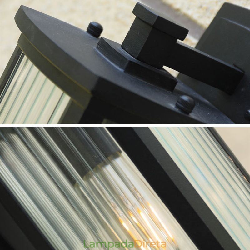 Moderno Simples Luz Ao Ar Livre À Prova D'Água Quadrado Coluna Luz De Parede Pátio Corredor