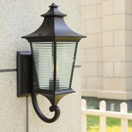 Luz externa moderna à prova d'água gazebo luz de parede pátio corredor jardim varanda