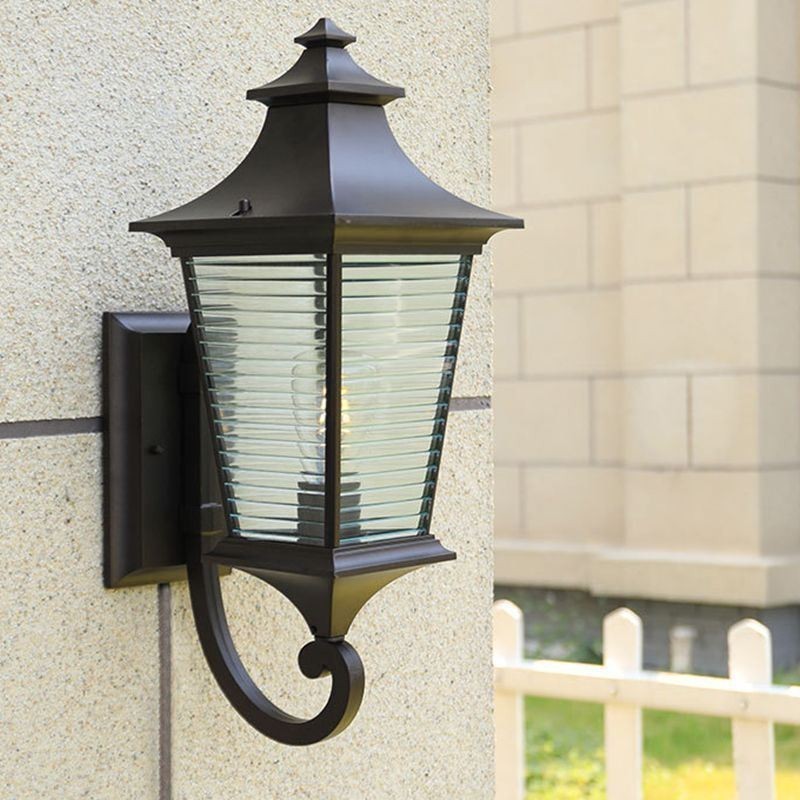 Luz externa moderna à prova d'água gazebo luz de parede pátio corredor jardim varanda