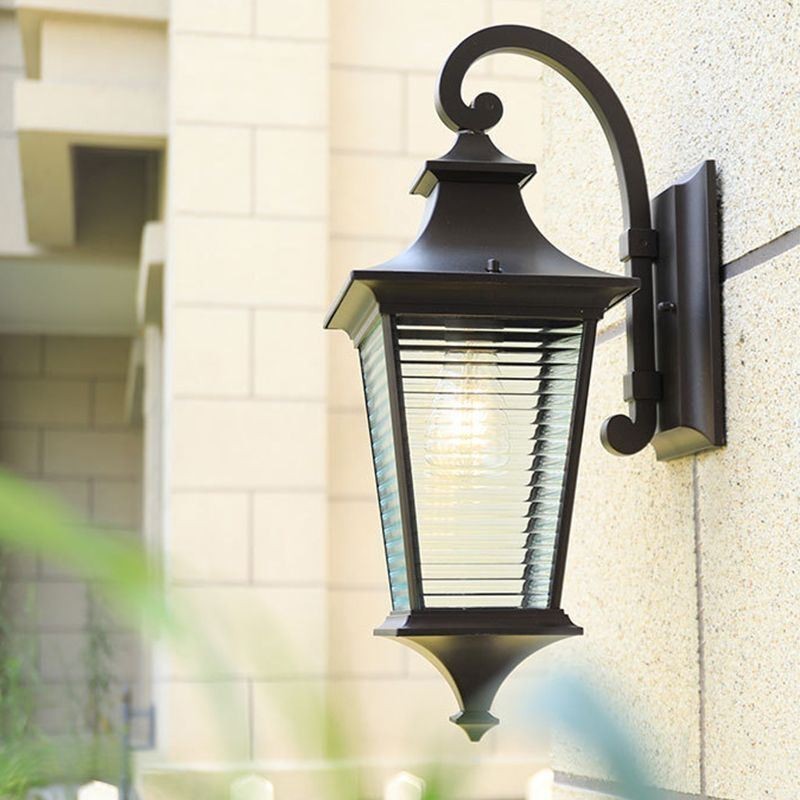 Luz externa moderna à prova d'água gazebo luz de parede pátio corredor jardim varanda