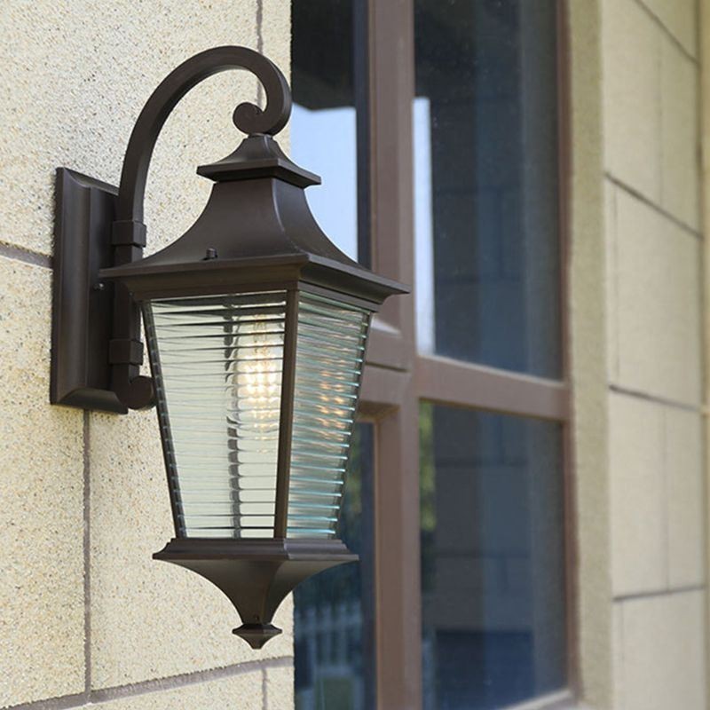 Luz externa moderna à prova d'água gazebo luz de parede pátio corredor jardim varanda