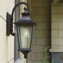 Luz externa moderna à prova d'água gazebo luz de parede pátio corredor jardim varanda