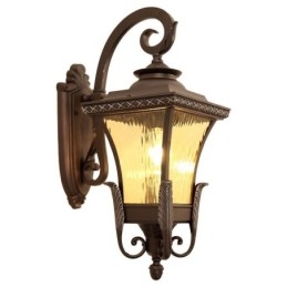 Luz externa chinesa de cabeça única, à prova d'água, vidro, parede, pátio, corredor