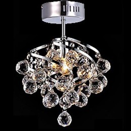 Lustre moderno contemporâneo tradicional clássico country cristal cromado cristal pingente luz