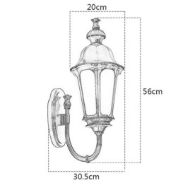 Moderno Simples Ao Ar Livre Luz À Prova D'Água Flor De Ameixa Luz De Parede Pátio Corredor Jardim