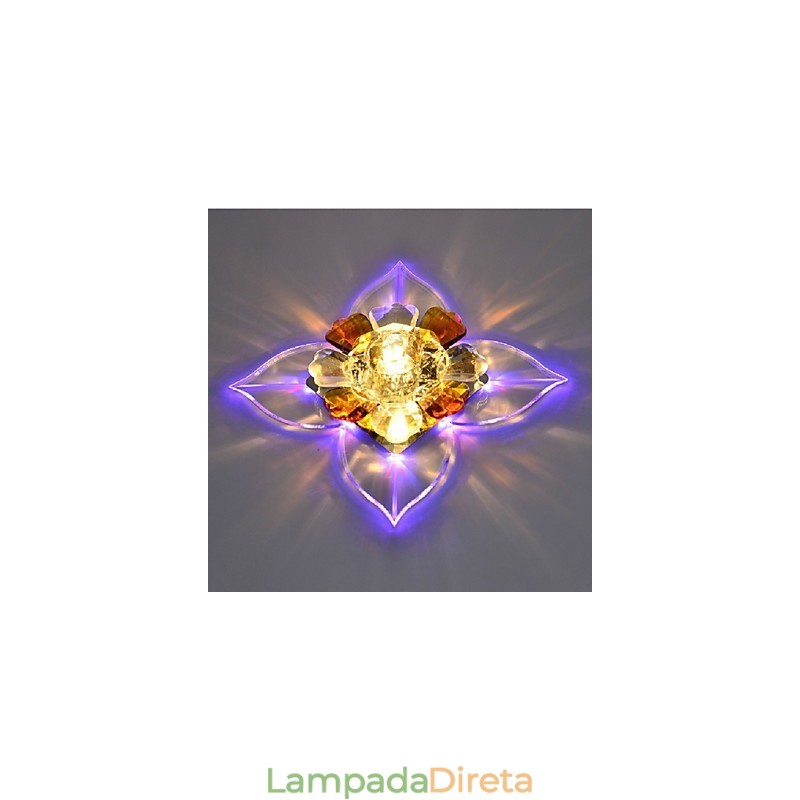 Lâmpada de cristal Smd CreativeTube Spotlight Absorve luz de cúpula