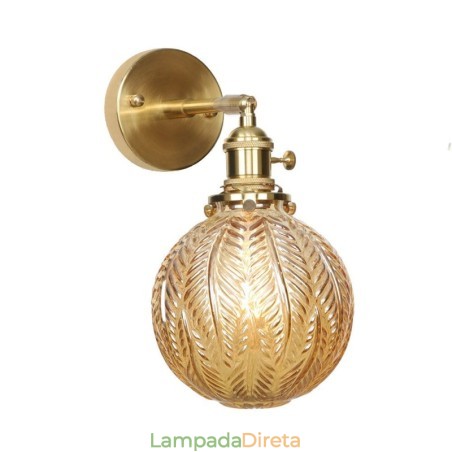Luminária de parede moderna em formato de feijão com cúpula de vidro esférica Luminária de parede moderna em formato de feijão com cúpula de vidro esférica