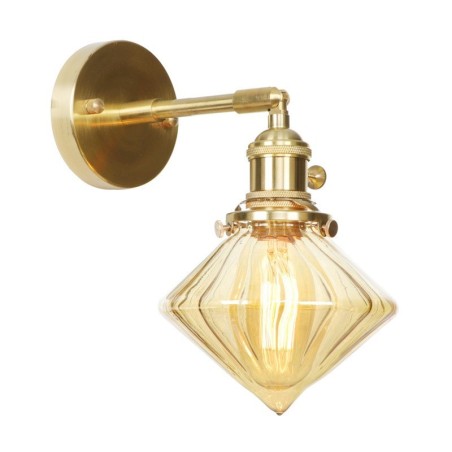 Luminária de parede moderna com cúpula de vidro Luminária de parede moderna com cúpula de vidro