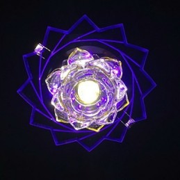 Moderno Contemporâneo Cristal Metal Montagem Embutida