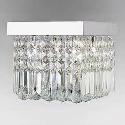 Moderno Contemporâneo Cristal Metal Montagem Embutida