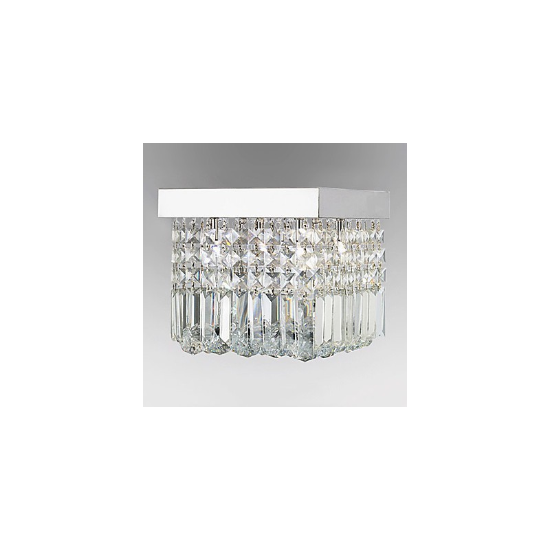Moderno Contemporâneo Cristal Metal Montagem Embutida