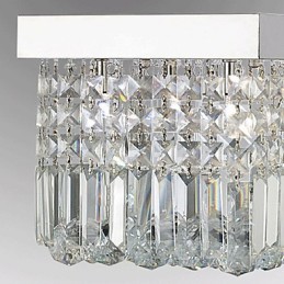 Moderno Contemporâneo Cristal Metal Montagem Embutida