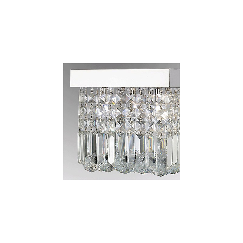 Moderno Contemporâneo Cristal Metal Montagem Embutida
