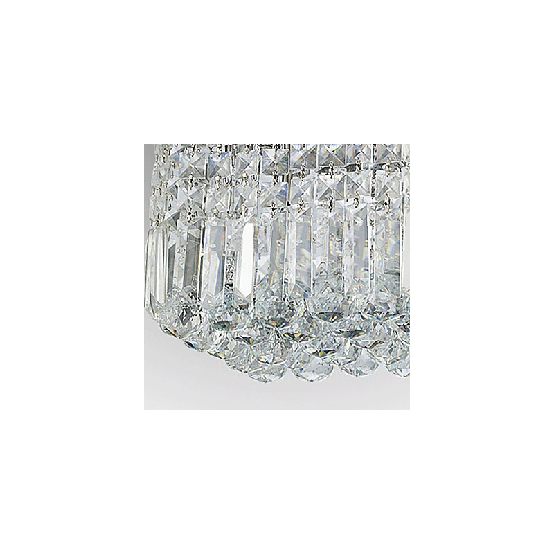 Moderno Contemporâneo Cristal Metal Montagem Embutida