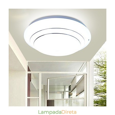 Lâmpada de luz de cúpula contemporânea e contratada 5730 com botão redondo para absorver luz de cúpula