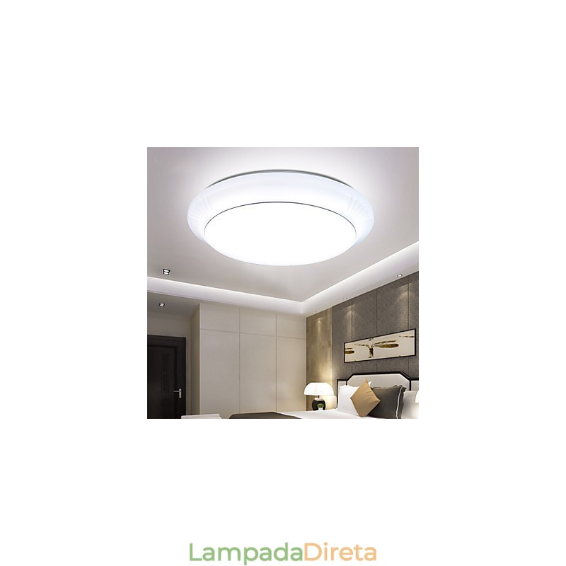 Lâmpada de luz de cúpula contemporânea e contratada 5730 com botão redondo para absorver luz de cúpula