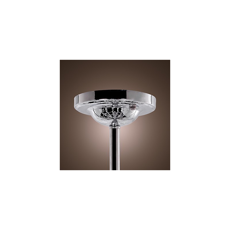 Lustre de cristal luxuoso com 6 luzes pendentes