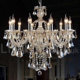 Luz pendente de cristal conhaque cor cristal moderno contemporâneo tradicional clássico retrô lanterna country