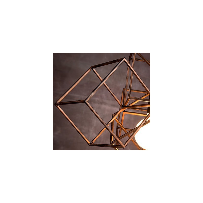 Pendente 1 Luz Vintage Minimalista Ferro Pintura Lustre