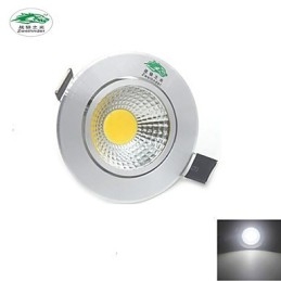 4PCS Zweihnder 3W 300Lm COB Lâmpada de teto Downlight Luz branca quente