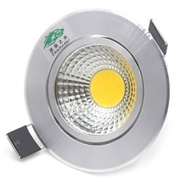 4PCS Zweihnder 3W 300Lm COB Lâmpada de teto Downlight Luz branca quente