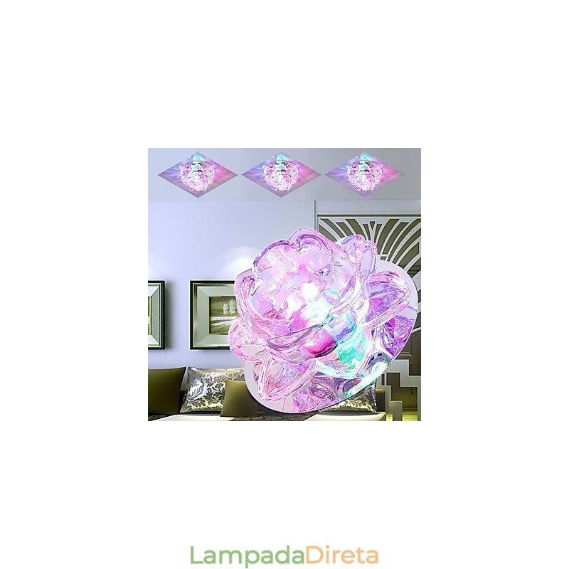 Lâmpada de cristal Smd CreativeTube Spotlight Absorve luz de cúpula