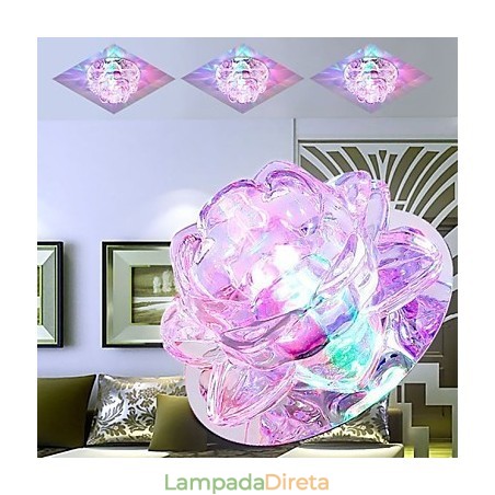 Lâmpada de cristal Smd CreativeTube Spotlight Absorve luz de cúpula Lâmpada de cristal Smd CreativeTube Spotlight Absorve luz de cúpula