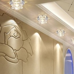 Lâmpada de cristal Smd CreativeTube Spotlight Absorve luz de cúpula