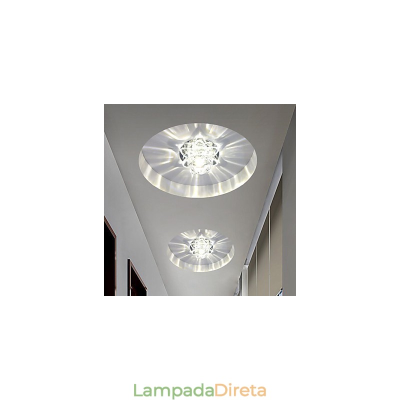 Lâmpada de cristal Smd CreativeTube Spotlight Absorve luz de cúpula