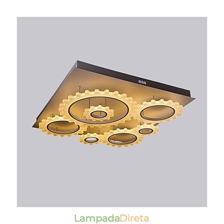 Pendente Epistar Chips Branco Frio 80W Pendente Epistar Chips Branco Frio 80W