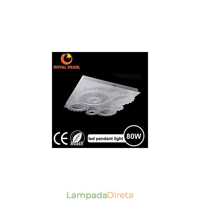 Pendente Epistar Chips Branco Frio 80W