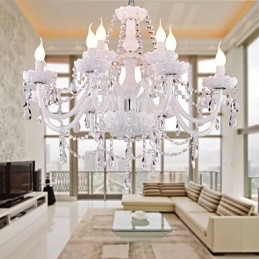 Lustre moderno contemporâneo galvanizado