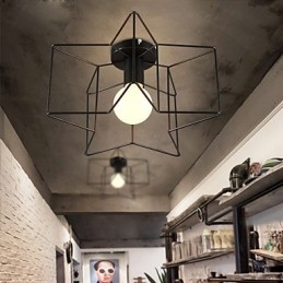 Pentagrama Moderno Criativo Luzes de Varanda para Absorver Luz de Cúpula