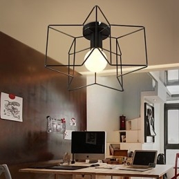 Pentagrama Moderno Criativo Luzes de Varanda para Absorver Luz de Cúpula