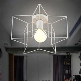 Pentagrama Moderno Criativo Luzes de Varanda para Absorver Luz de Cúpula