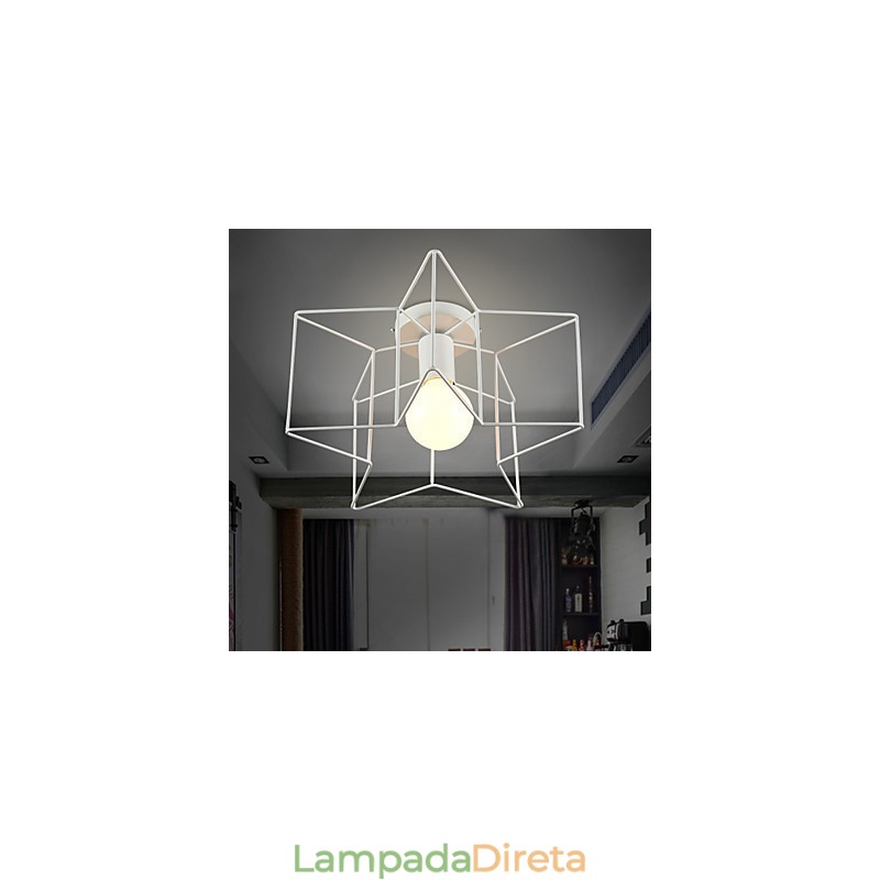 Pentagrama Moderno Criativo Luzes de Varanda para Absorver Luz de Cúpula