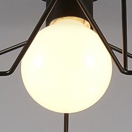 Pentagrama Moderno Criativo Luzes de Varanda para Absorver Luz de Cúpula