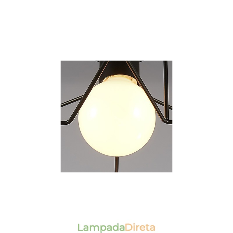 Pentagrama Moderno Criativo Luzes de Varanda para Absorver Luz de Cúpula