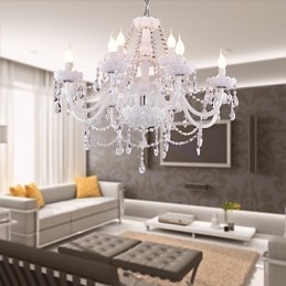 Lustre moderno contemporâneo galvanizado