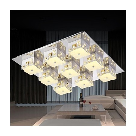 Luminária de teto 9 luzes moderna simples artística Luminária de teto 9 luzes moderna simples artística
