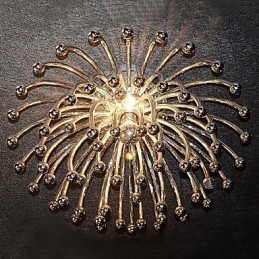 Luminária de teto artística com 1 luz
