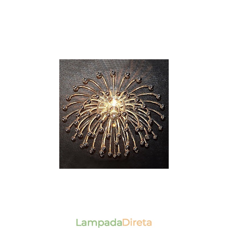 Luminária de teto artística com 1 luz
