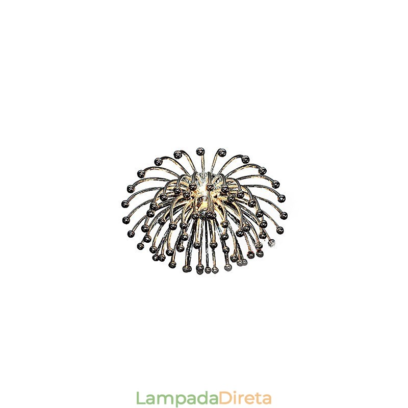 Luminária de teto artística com 1 luz