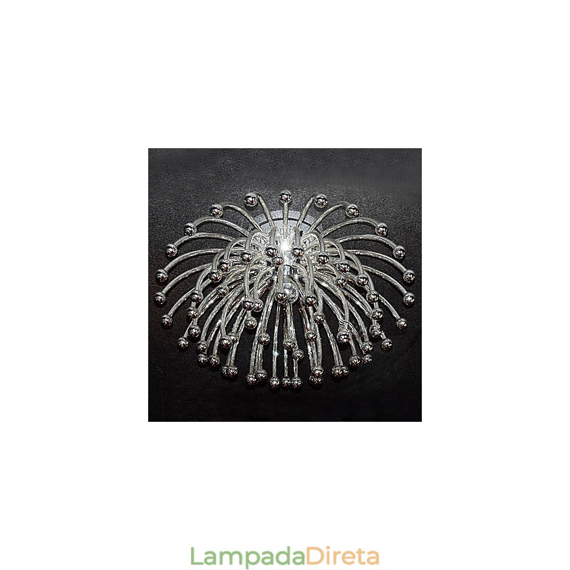 Luminária de teto artística com 1 luz