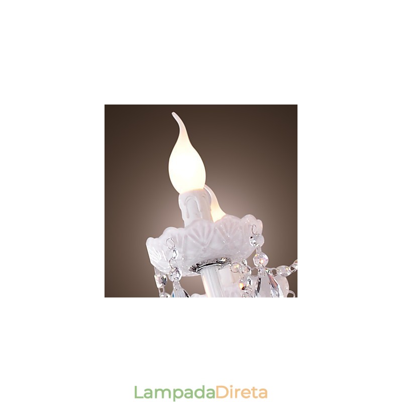 Lustre moderno contemporâneo galvanizado
