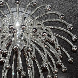 Luminária de teto artística com 1 luz