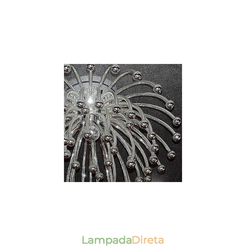 Luminária de teto artística com 1 luz