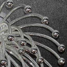 Luminária de teto artística com 1 luz