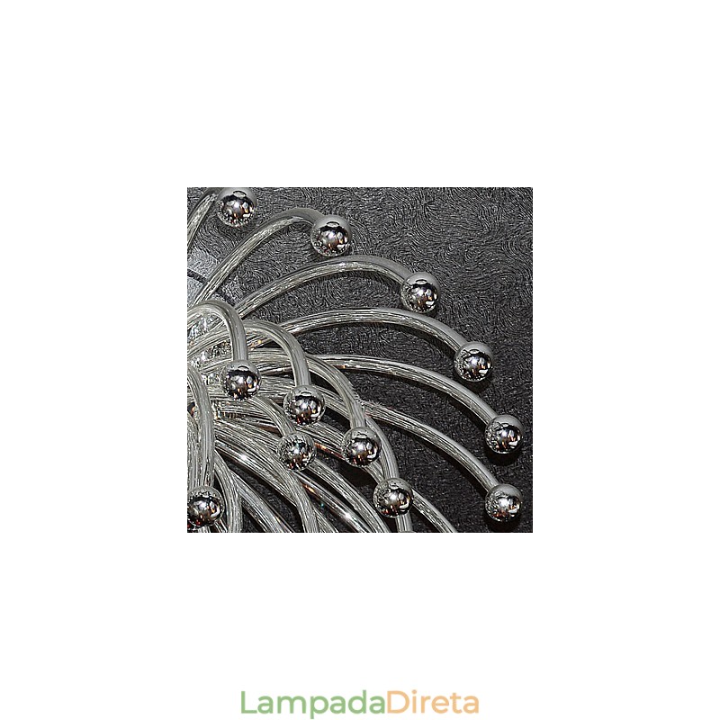 Luminária de teto artística com 1 luz